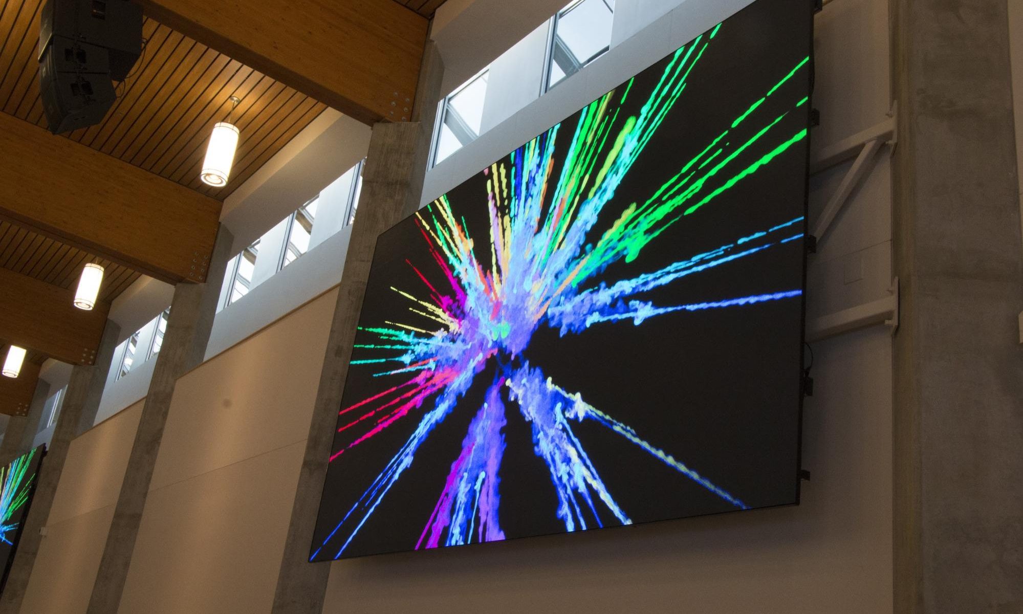 Agora Centre | LIGHTVU | Sherwood Park | Edmonton, AB - media -wall display led